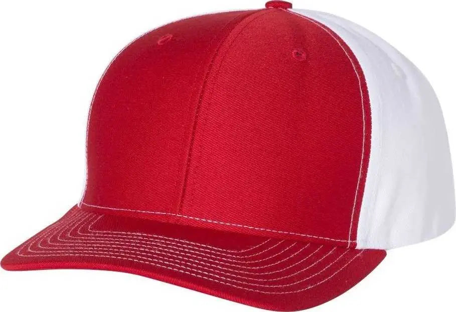 Richardson 312 Twill Back Trucker Caps Red White Red White / OSFM