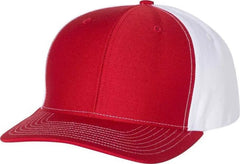Richardson 312 Twill Back Trucker Caps Red White Red White / OSFM