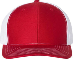 Richardson 312 Twill Back Trucker Caps Red White Red White / OSFM