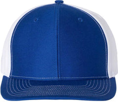 Richardson 312 Twill Back Trucker Caps - Royal White - Royal White / OSFM