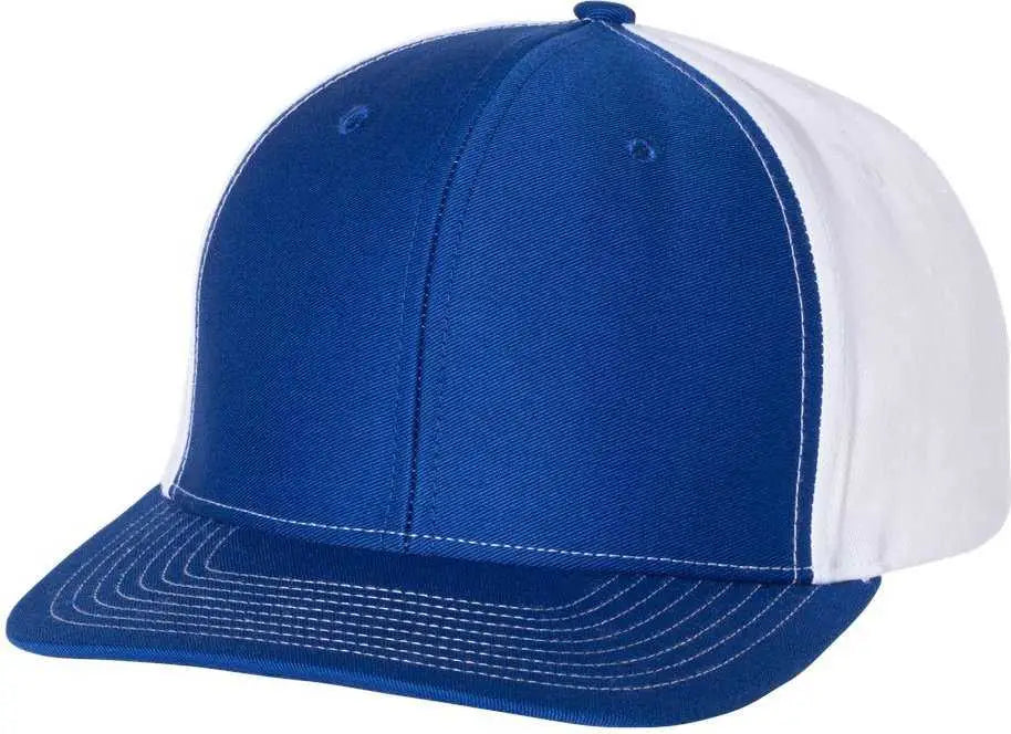 Richardson 312 Twill Back Trucker Caps - Royal White - Royal White / OSFM