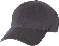 Richardson 320 Washed Chino Caps - Charcoal - Dark Gray / SM