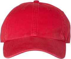 Richardson 320 Washed Chino Caps Red