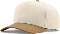 Richardson 323FPC Full Fabric Five Panel Champ Cap - Cream Caramel - Caramel / OSFM