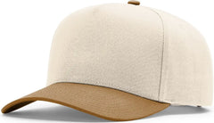 Richardson 323FPC Full Fabric Five Panel Champ Cap - Cream Caramel - Caramel / OSFM