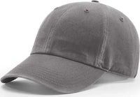 Richardson 324 Pigment Dyed & Washed Caps Charcoal Dark Gray / OSFM
