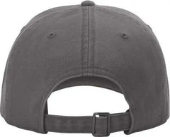 Richardson 326 Brushed Canvas Dad Caps - Charcoal - Dark Gray / OSFM