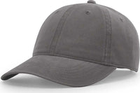 Richardson 326 Brushed Canvas Dad Caps - Charcoal - Dark Gray / OSFM