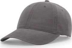 Richardson 326 Brushed Canvas Dad Caps - Charcoal - Dark Gray / OSFM