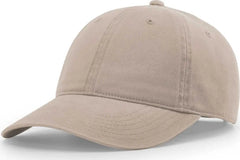 Richardson 326 Brushed Canvas Dad Caps Dark Khaki Khaki / OSFM