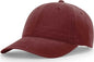 Richardson 326 Brushed Canvas Dad Caps - Maroon - Maroon / OSFM