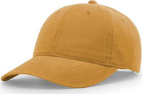 Richardson 326 Brushed Canvas Dad Caps - Mustard - Gold / OSFM