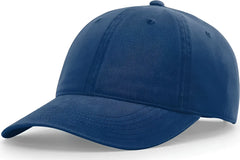 Richardson 326 Brushed Canvas Dad Caps - Royal - Royal / One Size Fits Most