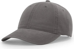 Richardson 326 Peached Cotton Twill Cap - Charcoal - Dark Gray / OSFM