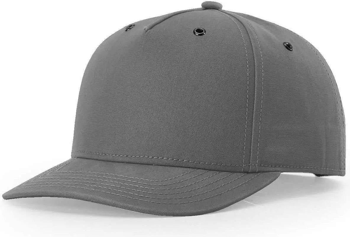 Richardson 336 Brunside Snapback Caps - Dark Gray - Dark Gray / ADJ