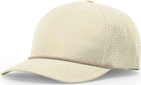 Richardson 355 Laser Perf Performance Rope Caps Oat Milk Elmwood White Ivory Sand / One Size Fits Most