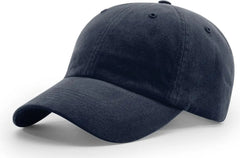 Richardson 380 Garment Dyed and Washed Twill Cap - Navy - Navy / OSFM