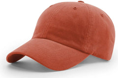 Richardson 380 Garment Dyed and Washed Twill Cap - Rust - Rust / OSFM