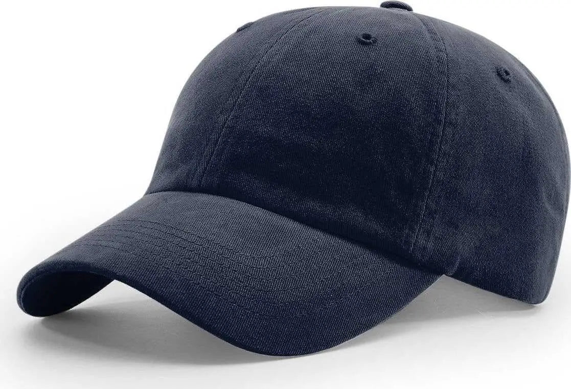 Richardson 380 Garment Dyed/Washed Chino Caps Navy Navy / One Size Fits Most