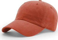 Richardson 380 Garment Dyed/Washed Chino Caps Rust Burnt Orange / OSFM