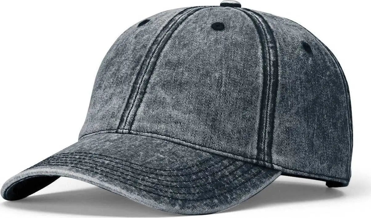 Richardson 382 Snow Washed Caps - Blue Denim - Blue / OSFM