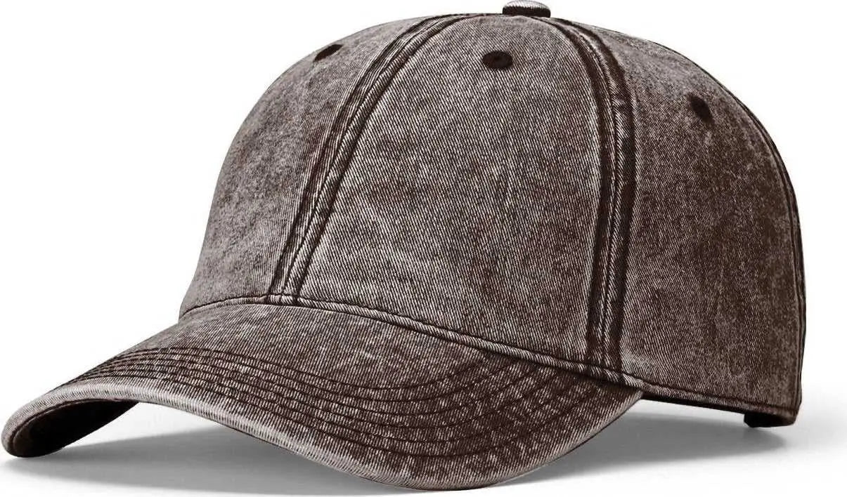 Richardson 382 Snow Washed Caps - Brown - Brown / OSFM