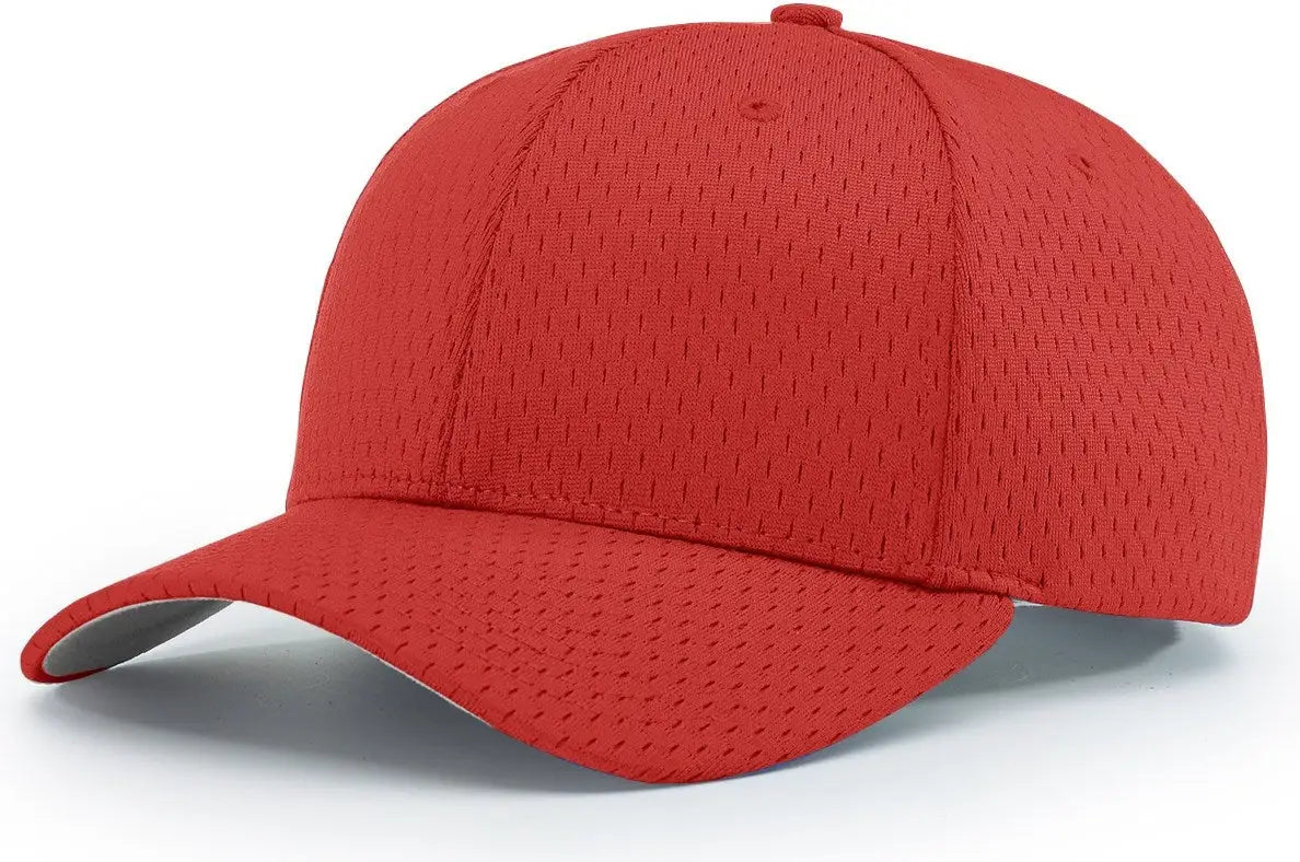Richardson 414 Pro Mesh Adjustable Cap - Red - Red / S