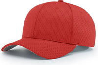 Richardson 414 Pro Mesh Adjustable Cap - Red - Red / S