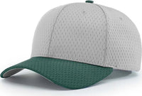 Richardson 414 Pro Mesh Adjustable Caps Grey Dark Green Gray Forest / SM