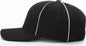 Richardson 420 Referee Surge Strapback Caps - Black White - Black White / OSFM