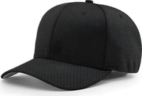 Richardson 495 Pro Mesh R Flex Caps Black Black / SM