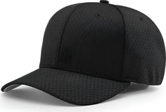 Richardson 495 Pro Mesh R Flex Caps Black Black / SM