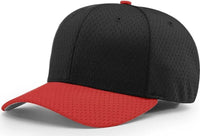 Richardson 495 Pro Mesh R Flex Caps Black Red Black Red / SM