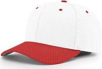 Richardson 495 Pro Mesh R Flex Caps White Red White Red / SM