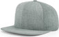 Richardson 510 Acrylic-Wool Blend Flatbill Snapback Cap - Heather Gray - Gray / OSFM