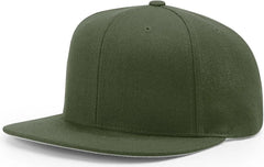 Richardson 510 Acrylic-Wool Blend Flatbill Snapback Cap - Loden - Loden / OSFM
