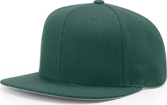 Richardson 510 Wool Flatbill Snapback Caps - Dark Green - Forest / OSFM