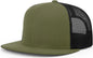 Richardson 511 Acrylic-Wool Blend Flatbill Trucker Cap - Loden Black - Loden Black / OSFM