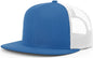 Richardson 511 Acrylic-Wool Blend Flatbill Trucker Cap - Royal White - Royal White / OSFM