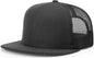 Richardson 511 Wool Blend Flat Bill Trucker Caps - Black Black - Black / OSFM