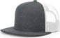 Richardson 511 Wool Blend Flat Bill Trucker Caps - Heather Charcoal White - Dark Gray White / OSFM