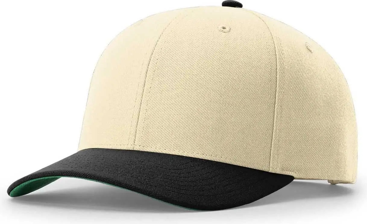 Richardson 512 Surge Snapback Caps Birch Black Ivory Black / MD LG