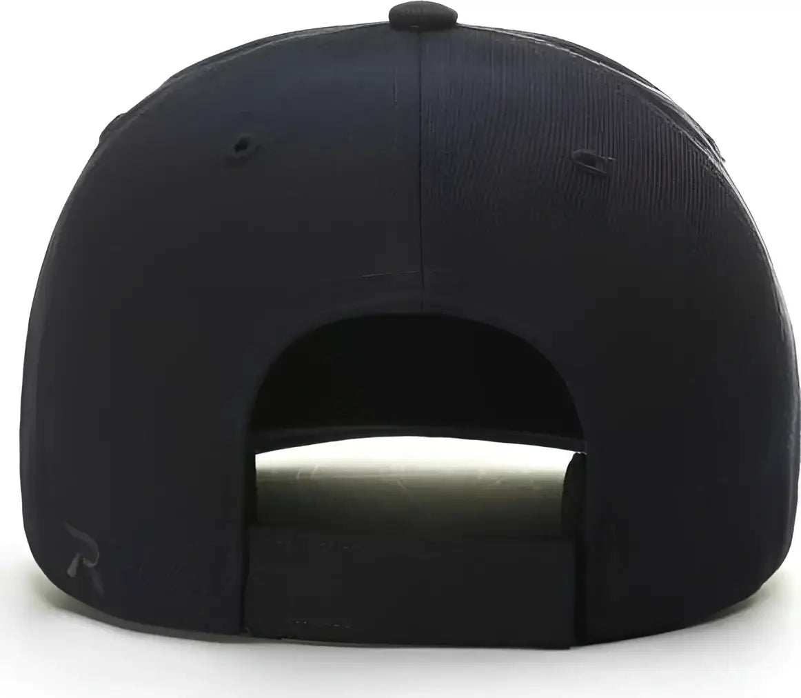 Richardson 545 Umpire Surge 2 1/2’’ Bill Strapback Caps - Black - Black / One Size Fits Most
