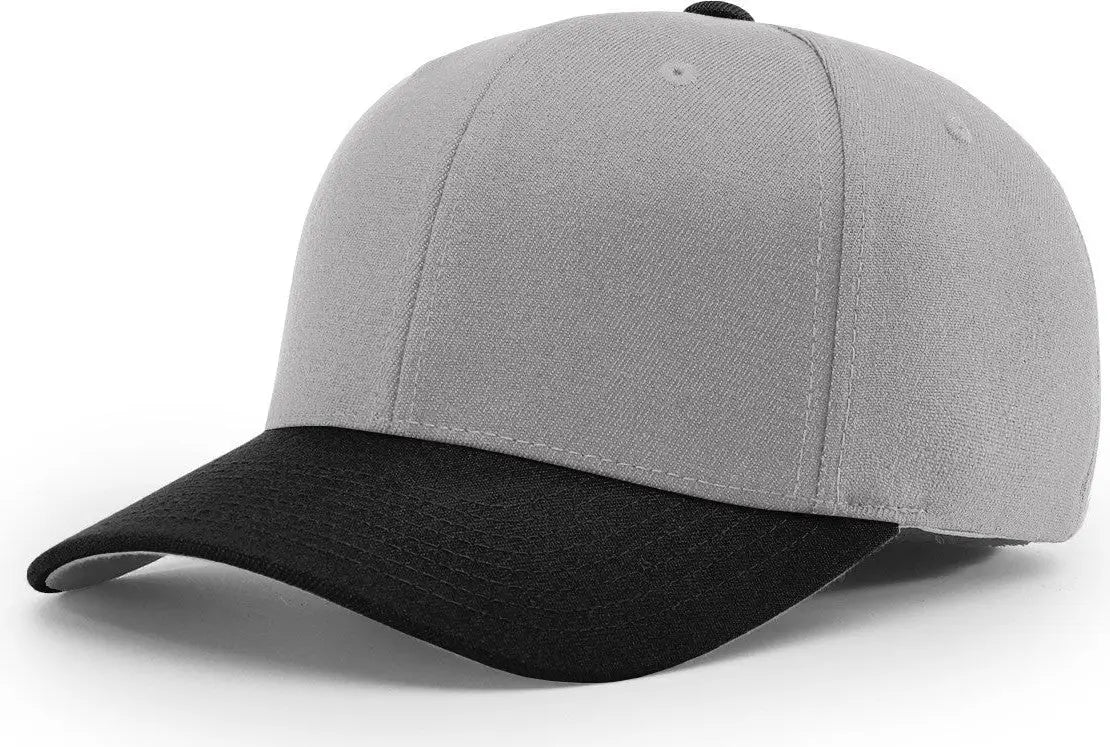 Richardson 585 Acrylic-Wool Blend R-Flex Cap - Gray Black - Gray Black / SM-MD