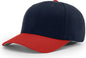 Richardson 585 Acrylic-Wool Blend R-Flex Cap - Navy Red - Navy Red / LG-XL