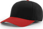Richardson 585 Wool Blend R-Flex Caps - Black Red - Black Red / SM