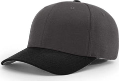 Richardson 585 Wool Blend R-Flex Caps - Charcoal Black - Dark Gray Black / SM