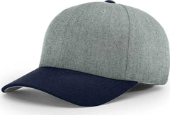 Richardson 585 Wool Blend R Flex Caps Heather Grey Black Gray Black / XS SM