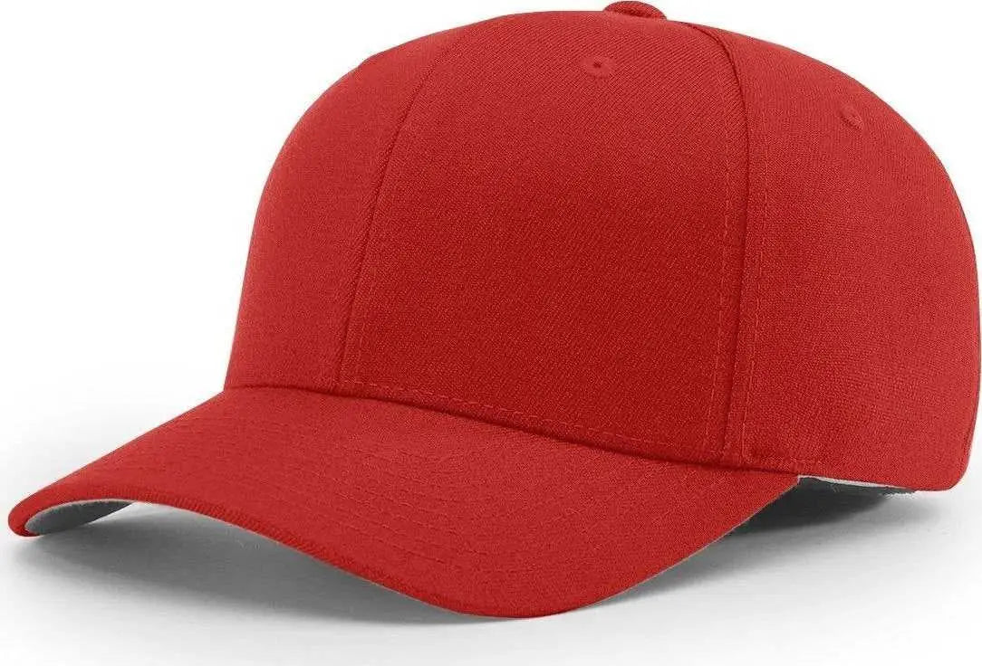 Richardson 585 Wool Blend R-Flex Caps - Red - Red / SM