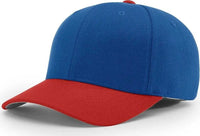 Richardson 585 Wool Blend R-Flex Caps - Royal Red - Royal Red / SM